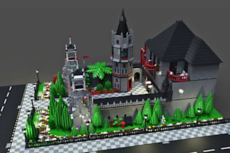 custom lego moc design, buildings, figures lego city, mechanism builds design