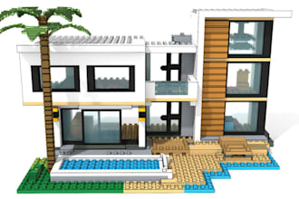 do custom lego architecture, buildings, figures lego city product in bricklink s