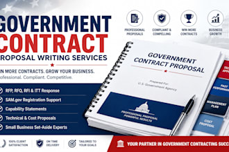 help you win government contracts, rfp, rfq, rfi with bid proposal writing