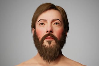 build realistic metahuman hair, 3d hair, metahuman character, xgen hair, daz3d