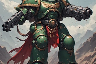 draw your warhammer 40k, sigmar and dnd miniatures