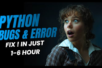 fix and debug python code and errors