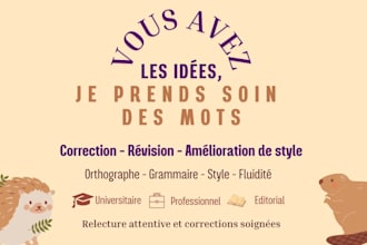 proofread and correct your writings