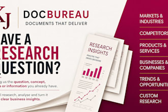do market research and competitor analysis