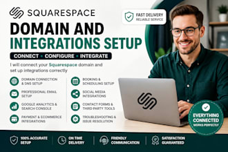 setup your squarespace domain dns email and integrations squarespace website