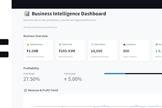create an interactive data dashboard