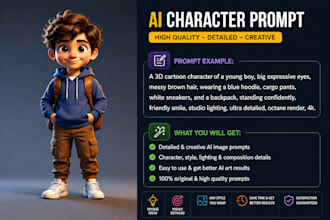 create cinematic ai image and video prompts for your videos