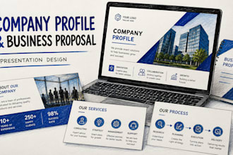 design company profile and business proposal presentations