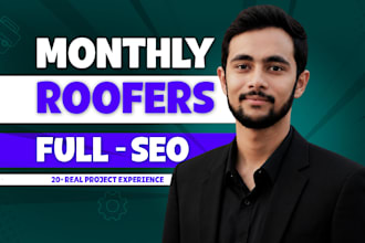 do monthly complete SEO GEO aeo for your roofing business