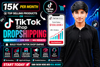 tik tok shop dropshipping on profit share