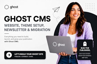 build ghost cms website ghost theme setup ghost newsletter ghost cms migration