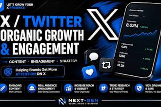 manage your x twitter account and increase organic engagement