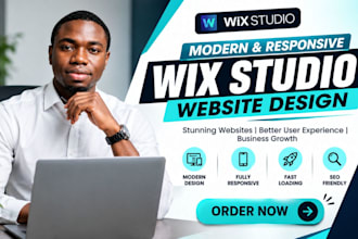 fix wix studio website design, redesign and mobile responsive development