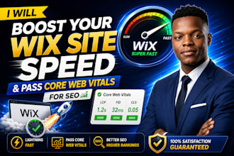 boost your wix site speed and pass core web vitals for SEO