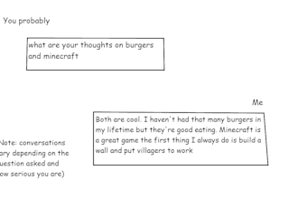 give you my honest opinion on absolutely anything