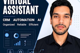 manage your hubspot CRM data entry and admin support
