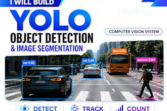 build yolo object detection, image segmentation computer vision system