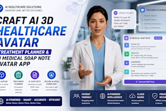 craft ai 3d healthcare avatar treatment planner, ai medical soap note avatar app