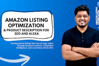do amazon listing optimization and product description for SEO and alexa