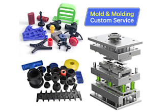 design custom injection molds, plastic parts for production