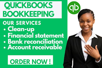 provide bookkeeping, bank reconciliation, and accounting support