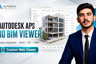 develop autodesk aps forge bim and 3d model web viewer