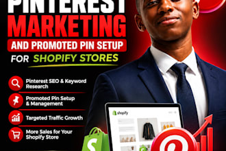 do pinterest marketing and promoted pin setup for shopify stores