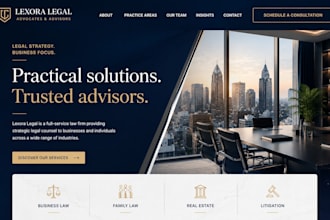 build wix law firm website solicitor website legal advisory website law website