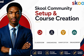 skool community setup  management