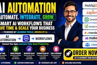setup hubspot zapier chatgpt ai automation workflow gohighlevel monday make crm