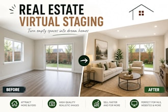 do real estate virtual staging and home digital staging services