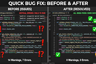 solve a quick bug fix or website issue
