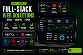 build a full stack website with nextjs and nestjs