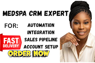 100 medspa leads medspa ghl landing page gohighlevel medpsa crm integration