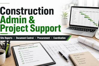 provide construction admin and project management support