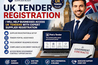help businesses access UK tenders with expert supplier registration
