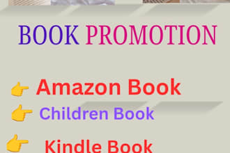 do amazon book promotion and KDP book marketing