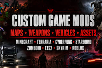 mod minecraft terraria cyberpunk starbound, project zomboid ets 2 skyrim roblox