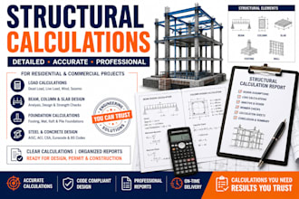 create detailed structural calculation reports for buildings