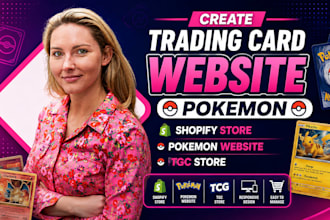 create trading card website pokemon shopify store pokemon website tgc store