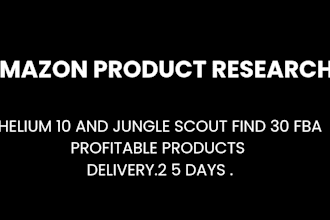 do amazon product research with jungle scout and helium 10