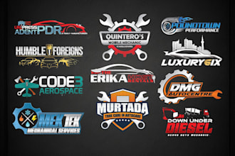 create auto dealership automotive business logo design