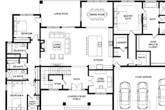 convert your rough sketch into a digital architectural drawings