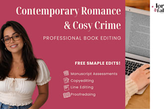 provide a professional manuscript assessment for your novel