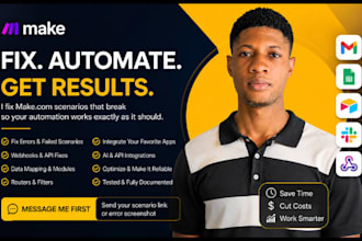 fix make com automation make com error debug make com scenario make com expert