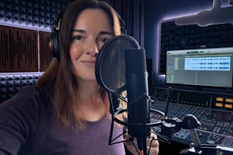record a natural russian female voice over