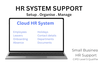 set up and manage your hris, HR system and employee records