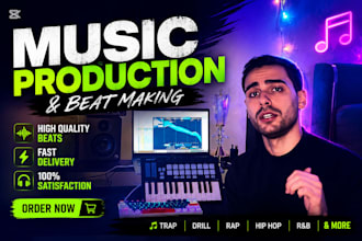 produce trap, afro, hip hop beats for your project
