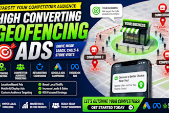target your competitors audience with high converting geofencing ads