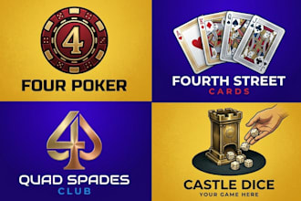 design professional poker chip or game, poker card, poker logo